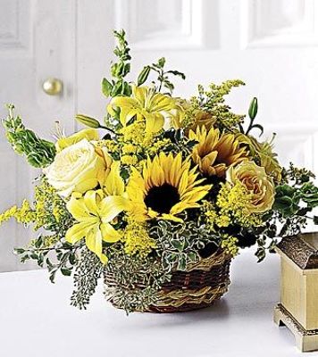 Basket of Sunshine from Anthony's Florist in Laurel, MS