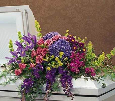 Graceful Tribute Casket Spray from Anthony's Florist in Laurel, MS