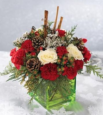 Holiday Cube from Anthony's Florist in Laurel, MS