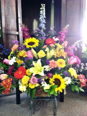 Basket of Color from Anthony's Florist in Laurel, MS
